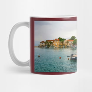 Sutivan, Harbour in Brac, Croatia Mug